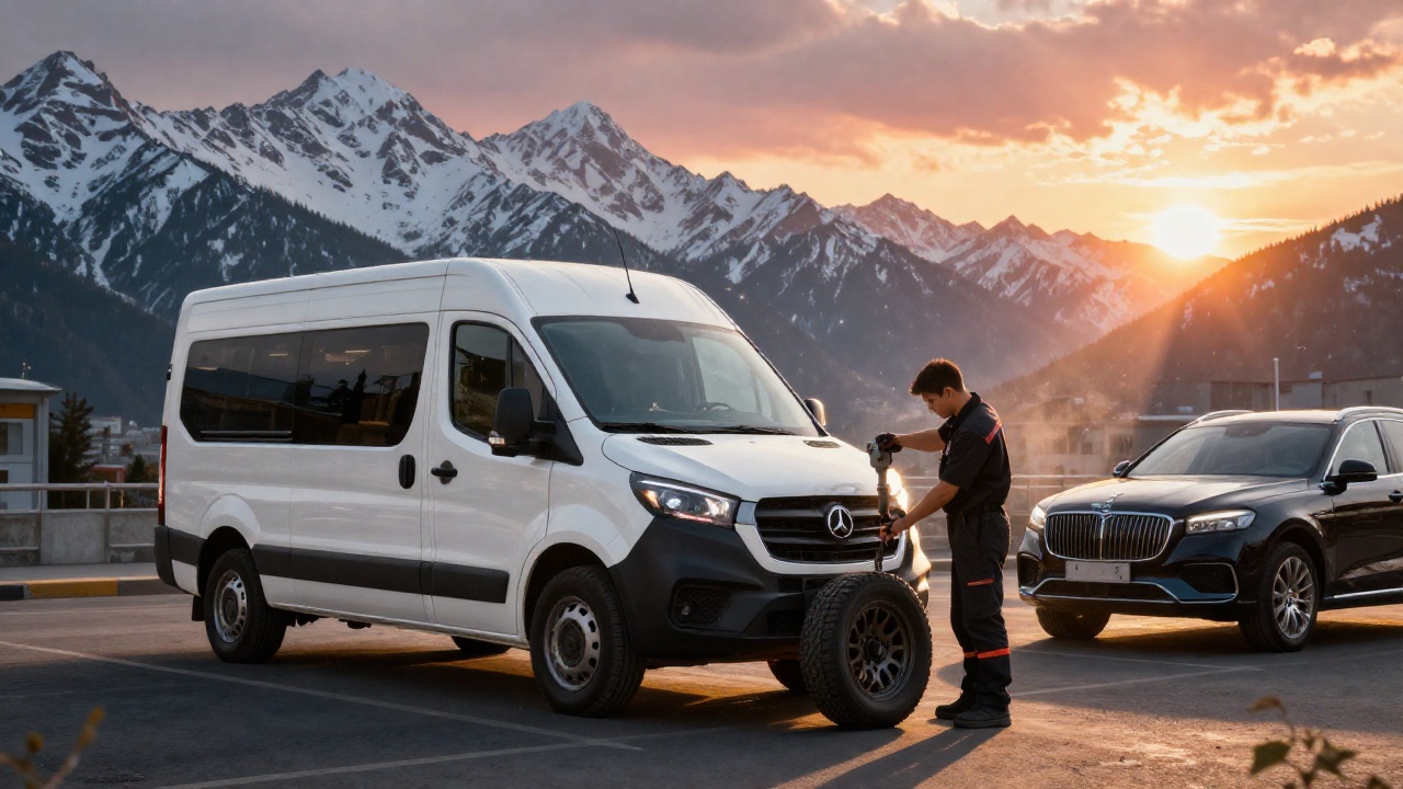 Выездной шиномонтаж в Алматы