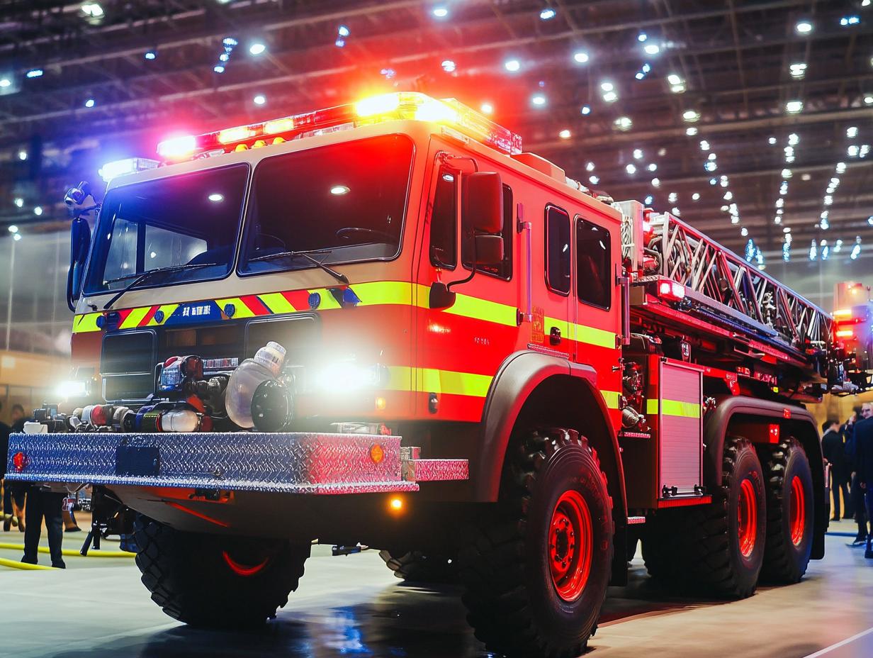 Пожарная машина на мероприятии