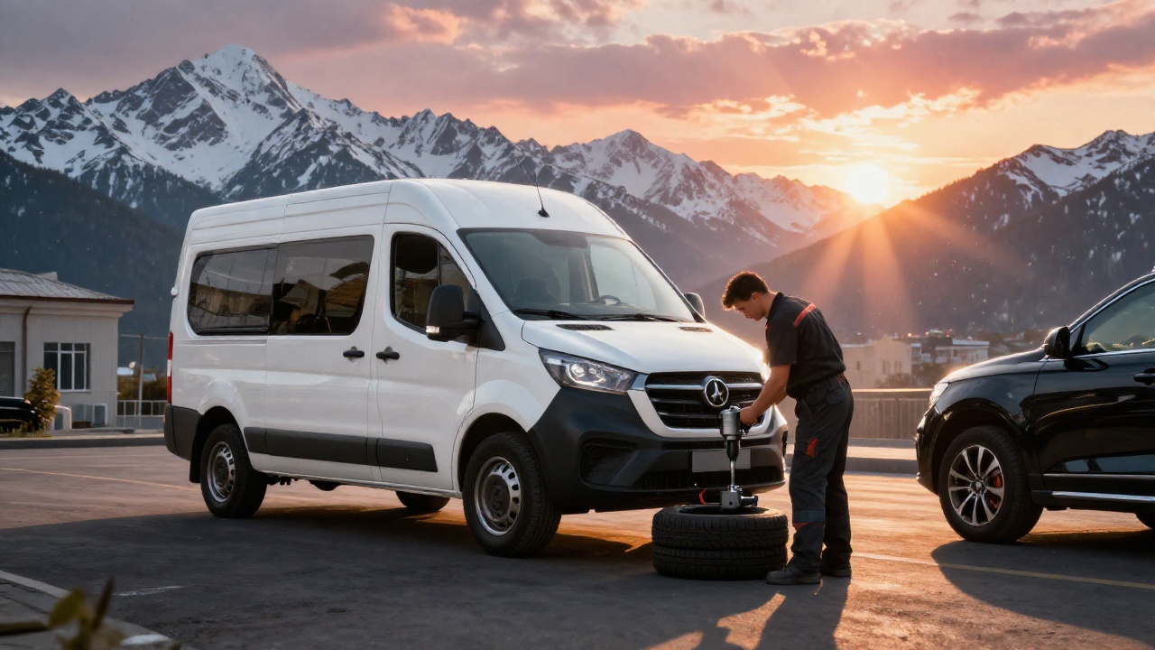 Выездной шиномонтаж в Алматы