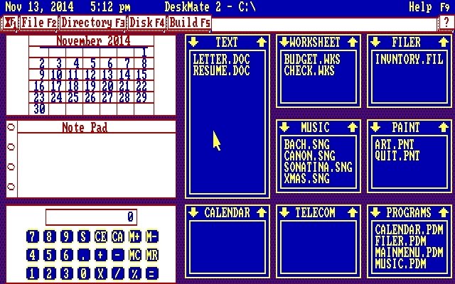 DeskMate Tandy давно боролся с продуктами Microsoft